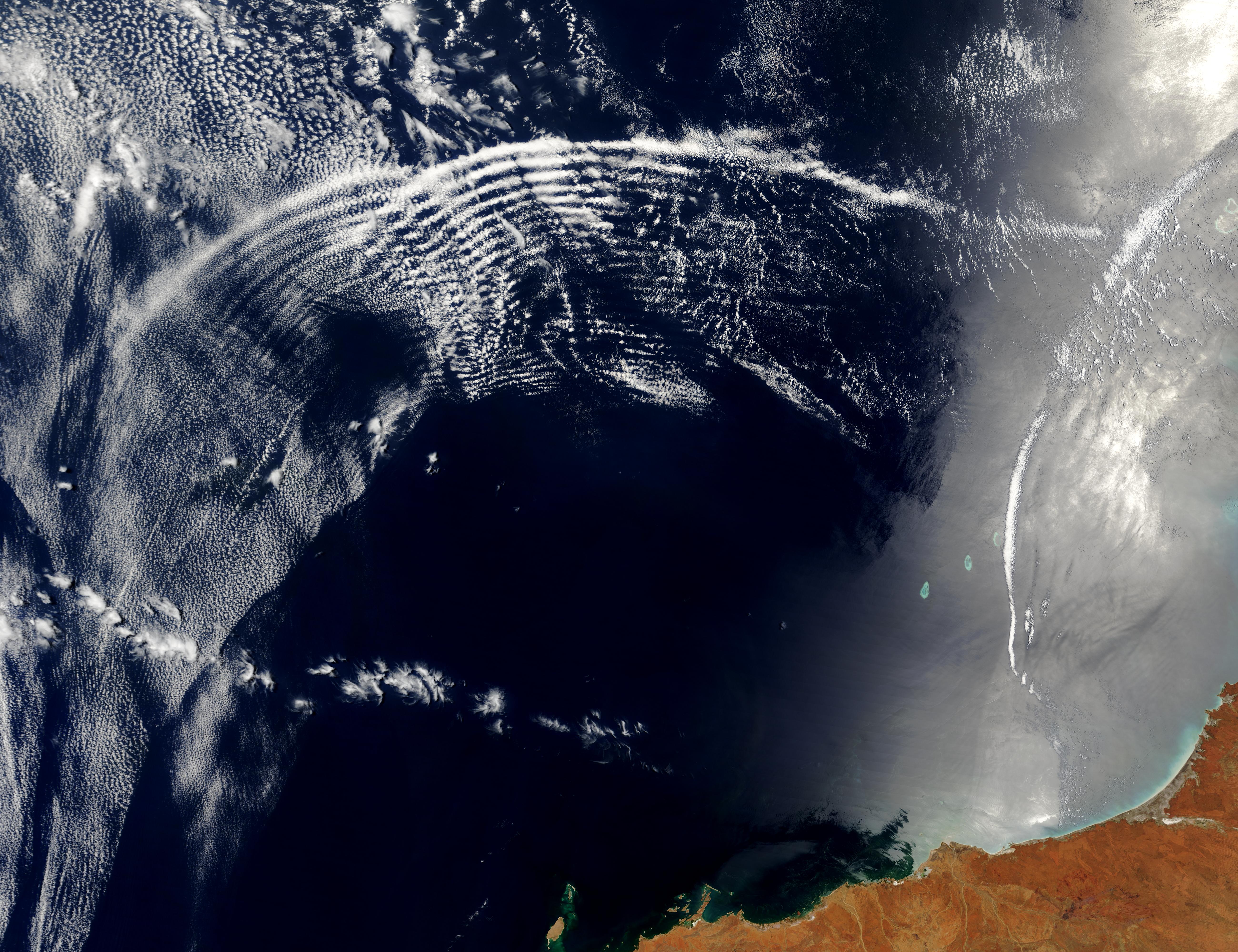 Atmosférické gravitační vlny nad Indickým oceánem